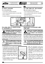 Preview for 202 page of Ferrari Costruzioni Meccaniche FAST BLOC 3 Series Operating And Service Manual