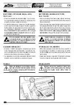 Preview for 228 page of Ferrari Costruzioni Meccaniche FAST BLOC 3 Series Operating And Service Manual