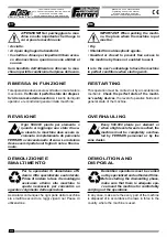 Preview for 262 page of Ferrari Costruzioni Meccaniche FAST BLOC 3 Series Operating And Service Manual