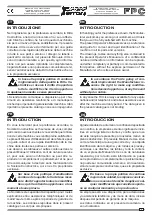 Preview for 3 page of Ferrari Costruzioni Meccaniche FPC Operating And Service Manual