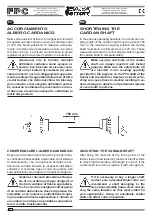 Preview for 60 page of Ferrari Costruzioni Meccaniche FPC Operating And Service Manual