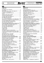 Предварительный просмотр 5 страницы Ferrari Costruzioni Meccaniche FUTURA NORMAL Operating And Service Manual