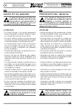 Предварительный просмотр 13 страницы Ferrari Costruzioni Meccaniche FUTURA NORMAL Operating And Service Manual