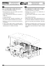 Предварительный просмотр 20 страницы Ferrari Costruzioni Meccaniche FUTURA NORMAL Operating And Service Manual