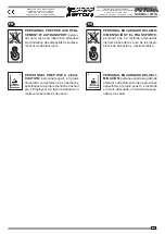 Preview for 47 page of Ferrari Costruzioni Meccaniche FUTURA NORMAL Operating And Service Manual