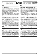 Предварительный просмотр 61 страницы Ferrari Costruzioni Meccaniche FUTURA NORMAL Operating And Service Manual