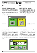 Предварительный просмотр 82 страницы Ferrari Costruzioni Meccaniche FUTURA NORMAL Operating And Service Manual