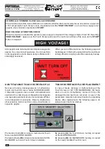 Предварительный просмотр 130 страницы Ferrari Costruzioni Meccaniche FUTURA NORMAL Operating And Service Manual