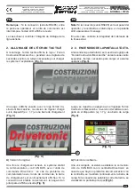 Предварительный просмотр 141 страницы Ferrari Costruzioni Meccaniche FUTURA NORMAL Operating And Service Manual