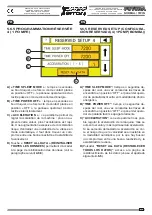 Предварительный просмотр 191 страницы Ferrari Costruzioni Meccaniche FUTURA NORMAL Operating And Service Manual