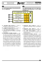 Preview for 199 page of Ferrari Costruzioni Meccaniche FUTURA NORMAL Operating And Service Manual