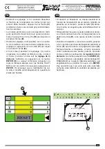 Предварительный просмотр 223 страницы Ferrari Costruzioni Meccaniche FUTURA NORMAL Operating And Service Manual