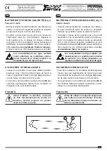 Preview for 255 page of Ferrari Costruzioni Meccaniche FUTURA NORMAL Operating And Service Manual