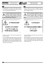 Предварительный просмотр 268 страницы Ferrari Costruzioni Meccaniche FUTURA NORMAL Operating And Service Manual