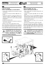 Предварительный просмотр 270 страницы Ferrari Costruzioni Meccaniche FUTURA NORMAL Operating And Service Manual