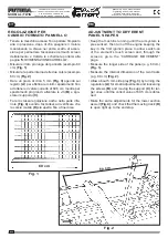 Предварительный просмотр 284 страницы Ferrari Costruzioni Meccaniche FUTURA NORMAL Operating And Service Manual