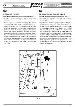 Preview for 295 page of Ferrari Costruzioni Meccaniche FUTURA NORMAL Operating And Service Manual