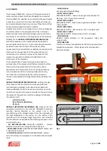 Предварительный просмотр 7 страницы Ferrari Costruzioni Meccaniche GREENCAM TSA-40 Instructions For Use And Maintenance Manual