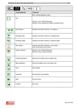 Предварительный просмотр 33 страницы Ferrari Costruzioni Meccaniche GREENCAM TSA-40 Instructions For Use And Maintenance Manual