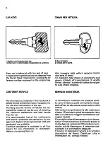 Preview for 8 page of Ferrari 1983 Mondial Quattrovalvole U.S. Owner'S Manual