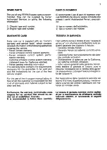 Preview for 9 page of Ferrari 1983 Mondial Quattrovalvole U.S. Owner'S Manual