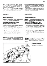 Preview for 96 page of Ferrari 1983 Mondial Quattrovalvole U.S. Owner'S Manual