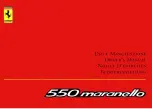 Ferrari 2001 550 Maranello Owner'S Manual preview