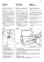 Предварительный просмотр 27 страницы Ferrari 208 TURBO Owner'S Manual