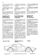 Предварительный просмотр 49 страницы Ferrari 208 TURBO Owner'S Manual