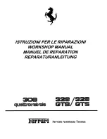 Ferrari 308 Quattrovalvole Workshop Manual preview