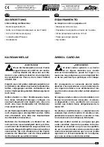 Preview for 53 page of Ferrari 3rd Series Operating And Service Manual