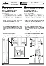 Preview for 72 page of Ferrari 3rd Series Operating And Service Manual