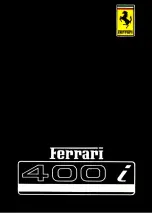 Ferrari 400i Instruction Book preview