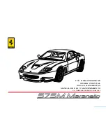 Предварительный просмотр 2 страницы Ferrari 575M Maranello Owner'S Manual