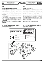 Предварительный просмотр 49 страницы Ferrari FPA MULTIPLA Operating And Service Manual