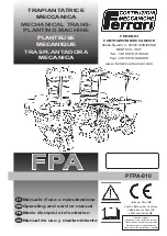 Preview for 1 page of Ferrari FPA Operating And Service Manual