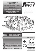 Предварительный просмотр 1 страницы Ferrari ROTOSTRAPP Operating And Service Manual