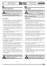 Предварительный просмотр 13 страницы Ferrari ROTOSTRAPP Operating And Service Manual