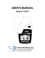 Предварительный просмотр 1 страницы Ferraris Respiratory eSense PiKo User Manual