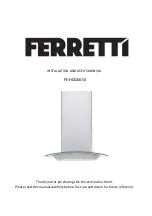 Preview for 1 page of FERRETTI FE-HDG60SS Installation And User Manual