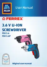 FERREX FSD 3.6 Original User Manual preview