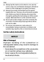 Preview for 20 page of FERREX FSD 3.6 Original User Manual