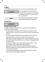 Preview for 8 page of FERREX Q1W-SP07-2200A User Manual