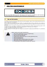 Preview for 91 page of FERRI T250A right Use And Maintenance Manual