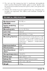 Предварительный просмотр 5 страницы Ferrida LDM 50M User Manual