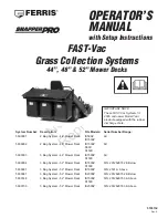 Ferris 5600001 Operator'S Manual preview