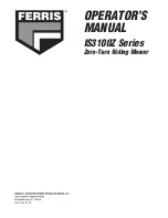 Preview for 60 page of Ferris 5900300 Operator'S Manual