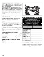 Preview for 3 page of Ferris 5900520 Operator'S Manual