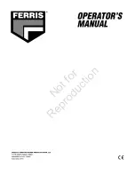 Preview for 24 page of Ferris 5900520 Operator'S Manual