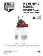 Preview for 1 page of Ferris 5900535 Operator'S Manual